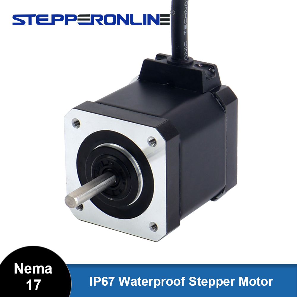 Closed Loop Stepper Motor Nema 17 - STEPPERONLINE Nema 17 IP67 Motor Stepper