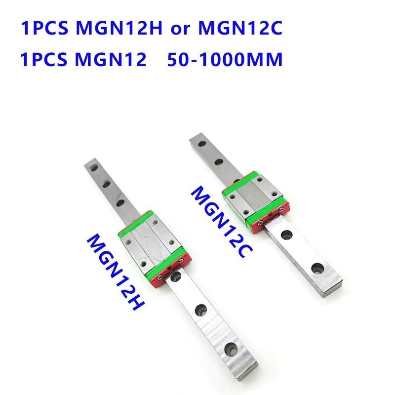 Linear Rail Mgn12H Set - Panduan Linier 12Mm Rel MGN12 100