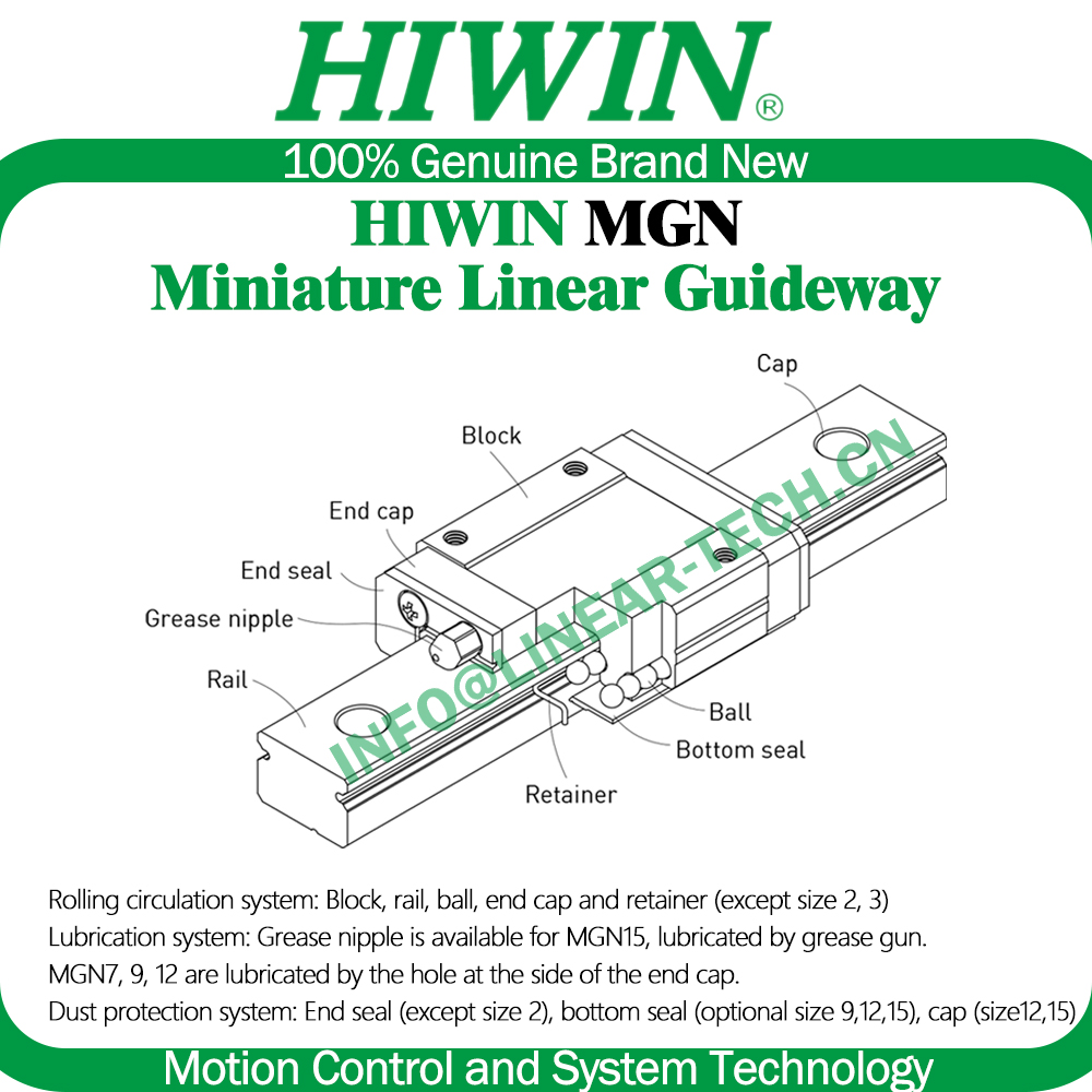 HIWIN Baja Tahan Karat MGN12H  - Linear Rail Mgn12H Set ulasan dan harga