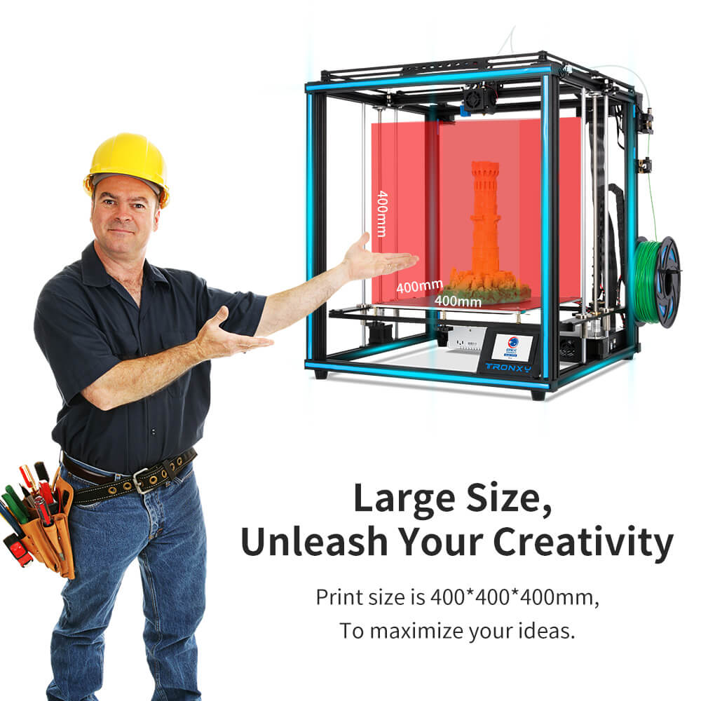 Tronxy X5SA impresora pencetak - Corexy 3D Printer Kit ulasan dan harga