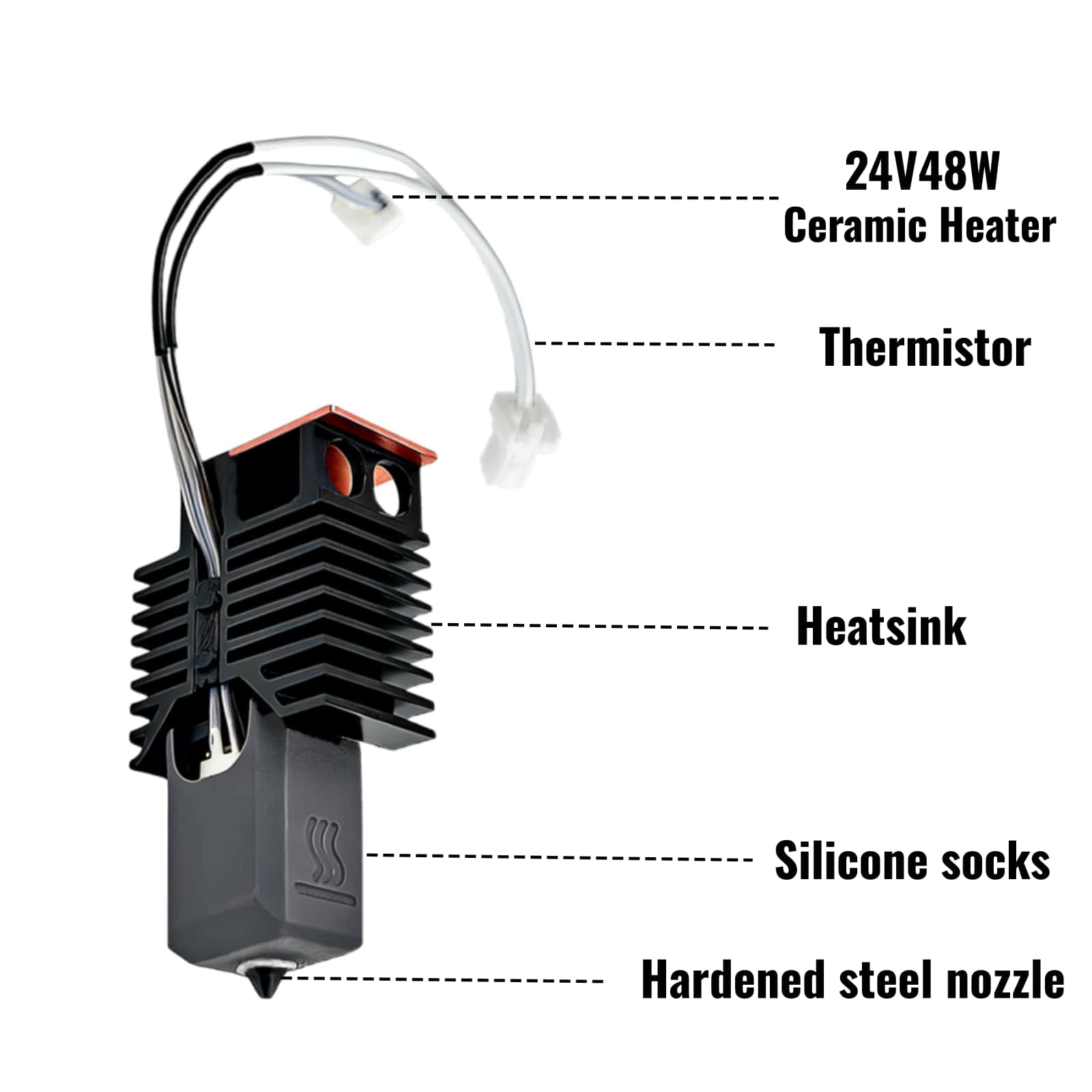 Kit Hotend Snapmaker U1 24V 48 - High Flow Ceramic Hotend ulasan dan harga